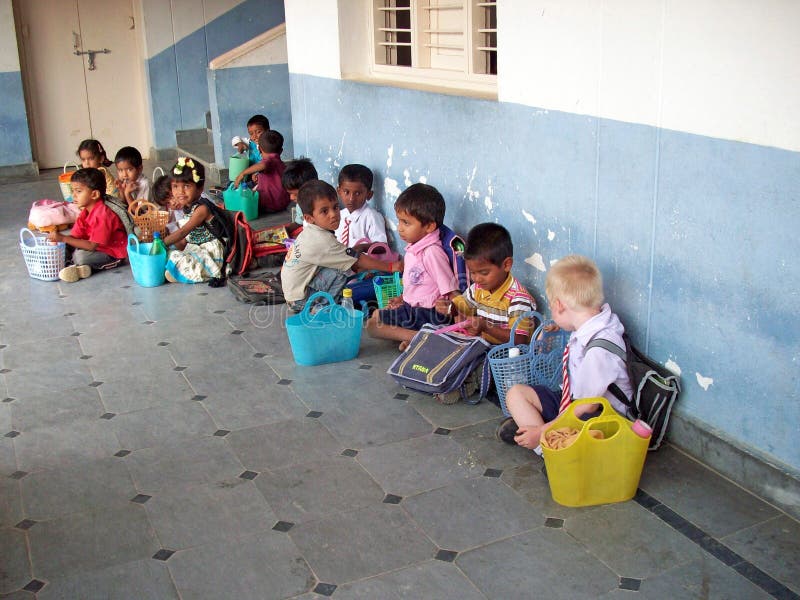 Indian schoolboys royalty free stock photos