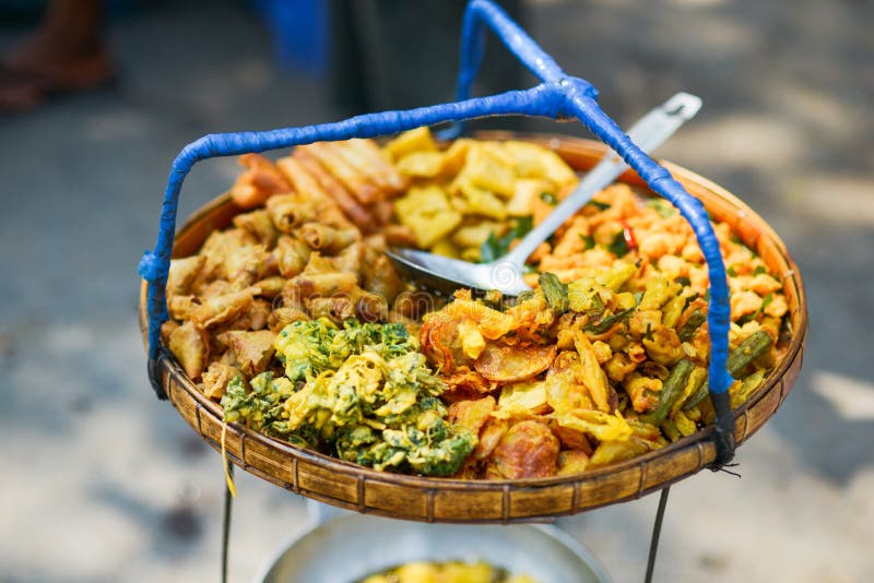 Indian street food stock photo. Image of cuisine, white - 157638566