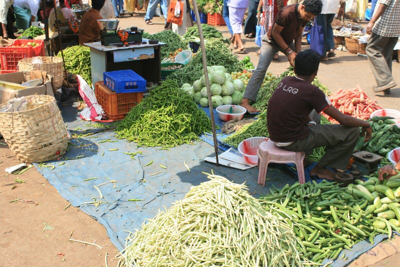 Indian street market editorial stock photo. Image of vegetables - 27568058