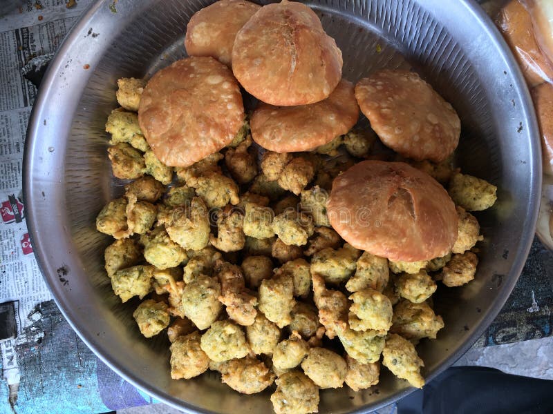 Indian Street Snack Food stock image. Image of cooking - 88585983