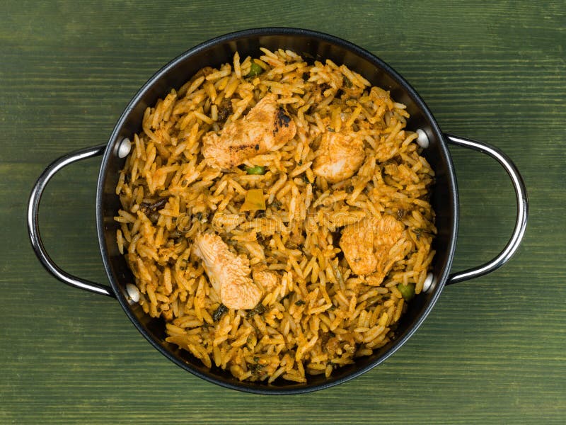 Indian Style Chicken Tikka Biryani Stock Photo - Image of style