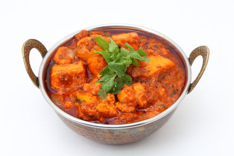 INDIAN STYLE COTTAGE CHEESE VEGETARIAN CURRY DISH. Kadai Paneer