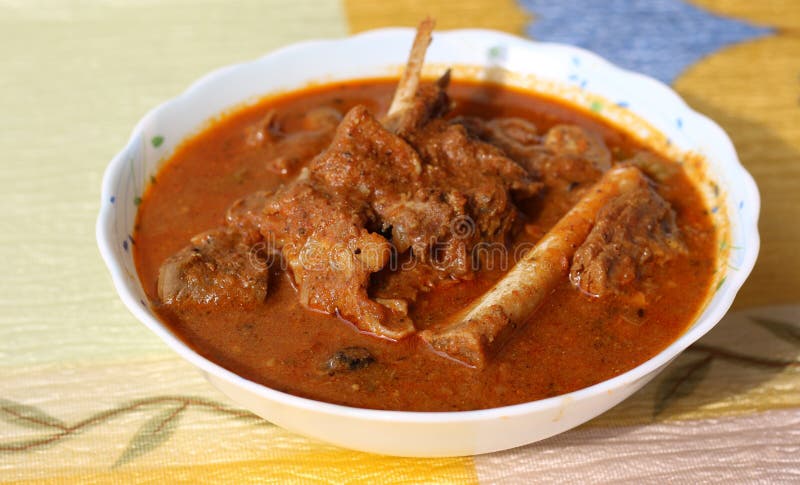 Indian style mutton curry
