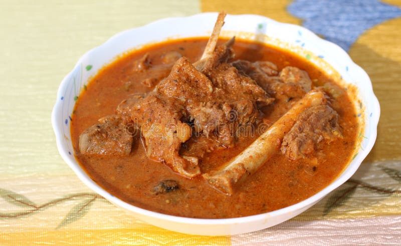 Indian style mutton curry