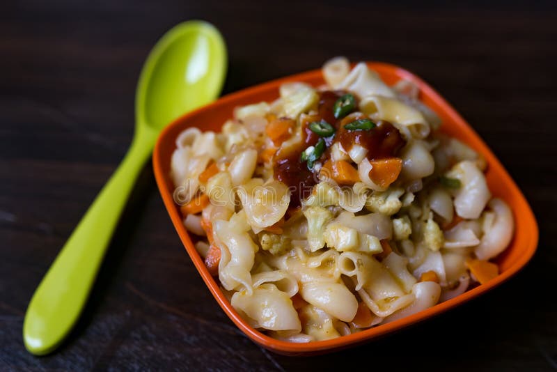 Indian style veg pasta stock image. Image of indian - 182702349