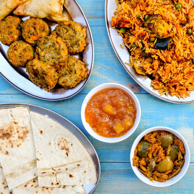 Indian Style Vegetable Biryani Meal Stock Image - Image of food, meal
