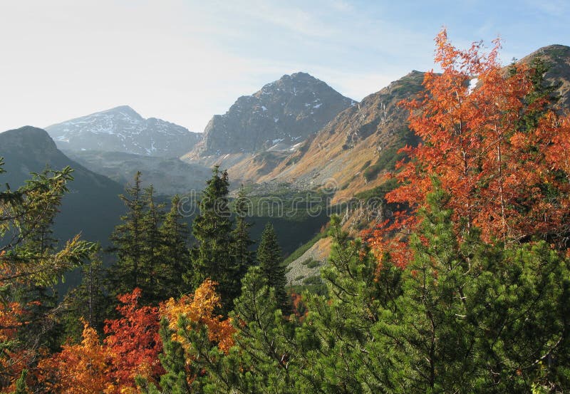 Indian summer in Tatry in Slovakiy