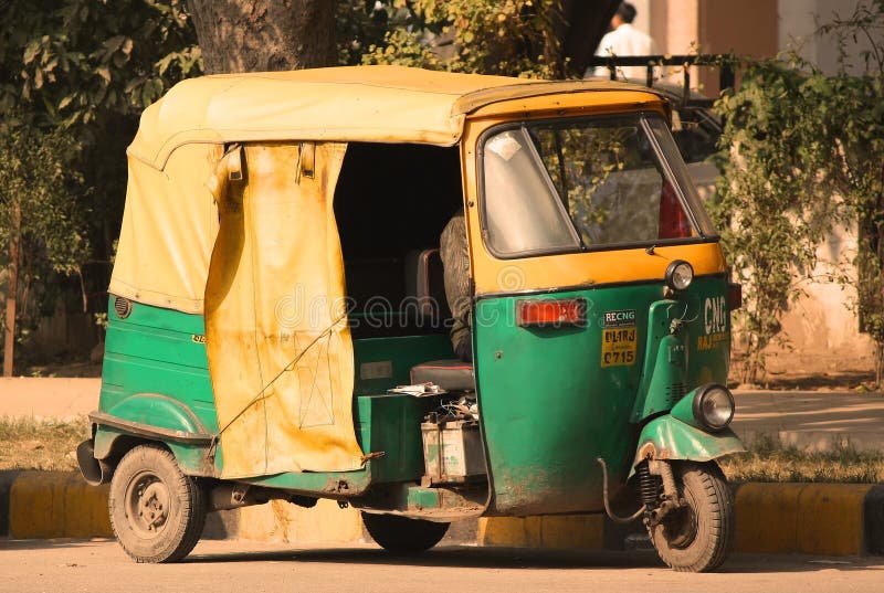 Indian taxi editorial stock image. Image of transportation 20597604