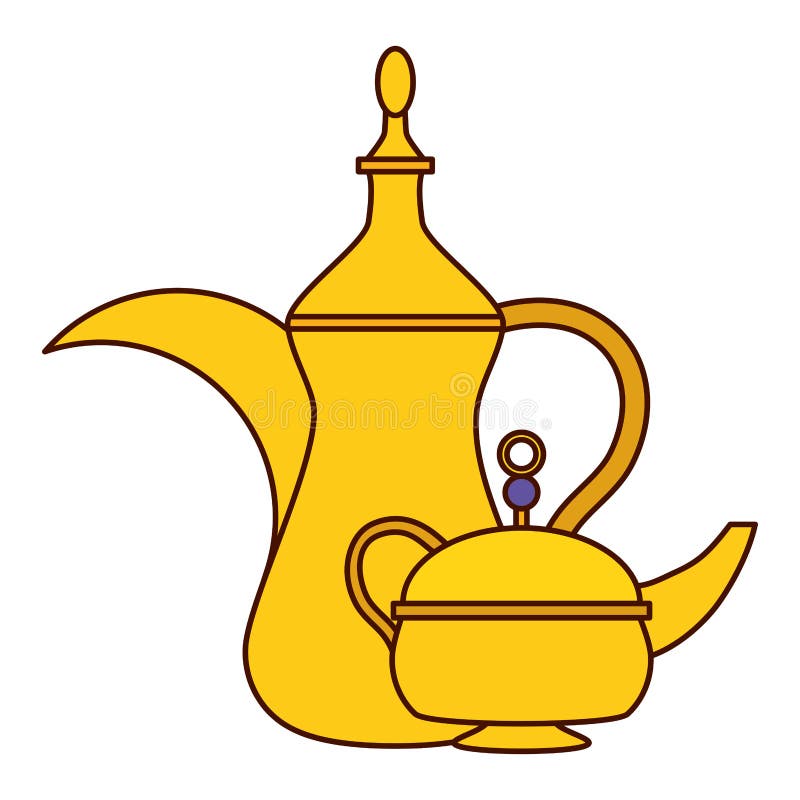 Kettle Indian or Pakistani Tea Chai Vector Illustration Stock Vector -  Illustration of cartoon, white: 269123352