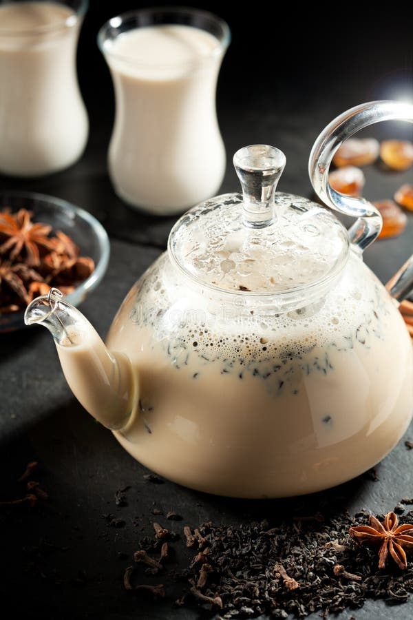 Indian Tea with Spices stock image. Image of brown, dark 78270205