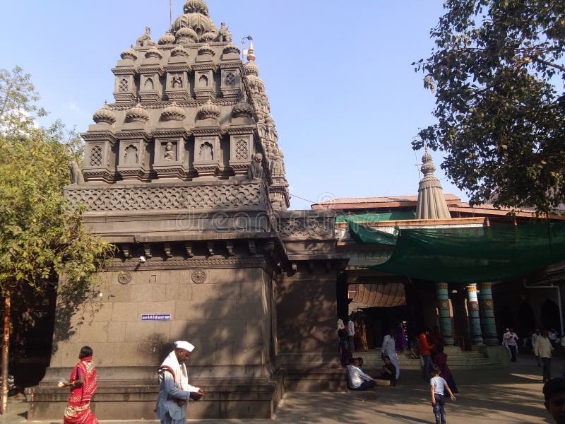 Indian temple shree santh dnyaneshor maharaj samadhi temple alandi pune