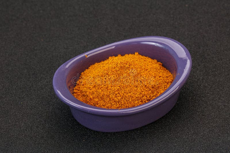 Indian Traditional Spices Curry Powder Stock Photo Image of white