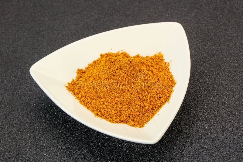 Indian Traditional Spices Curry Powder Stock Photo Image of gourmet, white 191095210