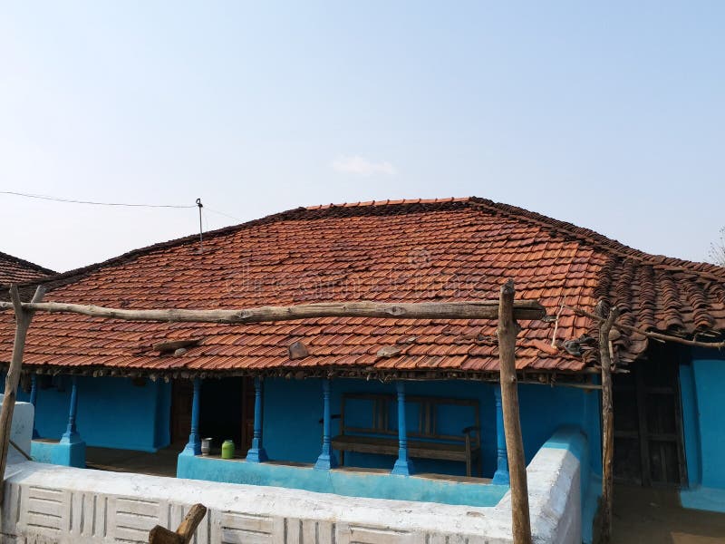 Indian village hut royalty free stock photos