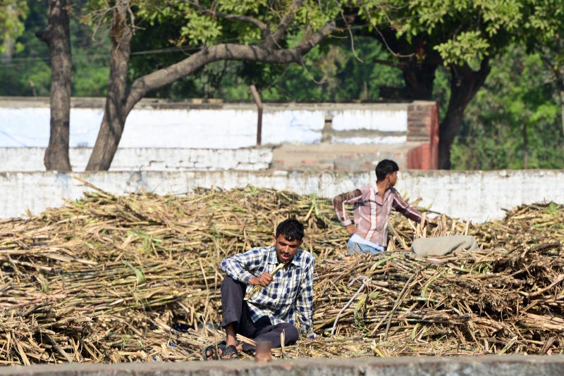 Indian village Men stock photos