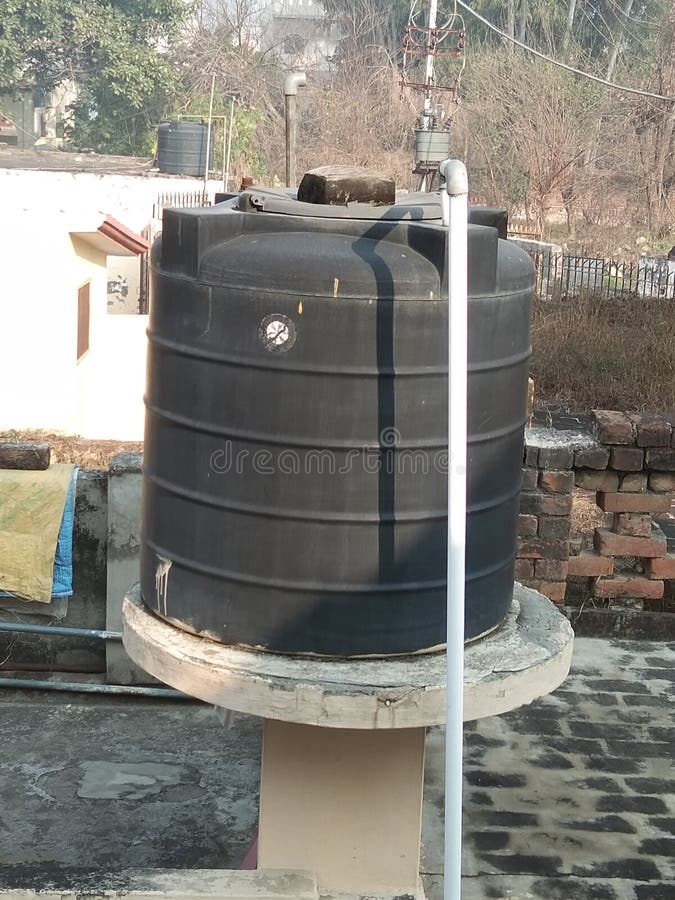 Indian Water Tank Use in City Stock Photo Image of indian, tank