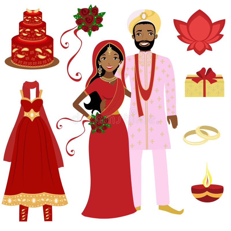 Indian Wedding Ceremony Vector Art, Icons, and Graphics for Free Download