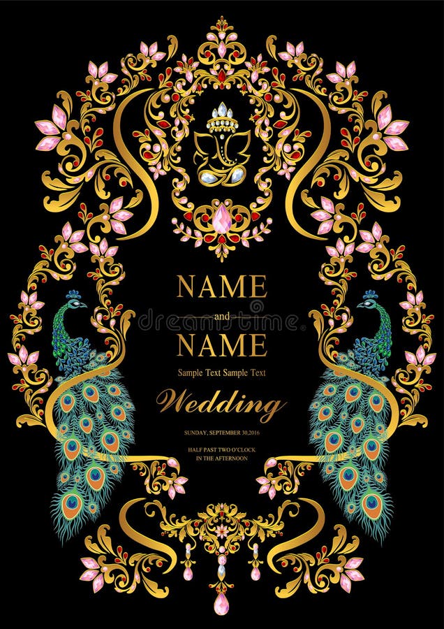 luxury indian wedding invitations