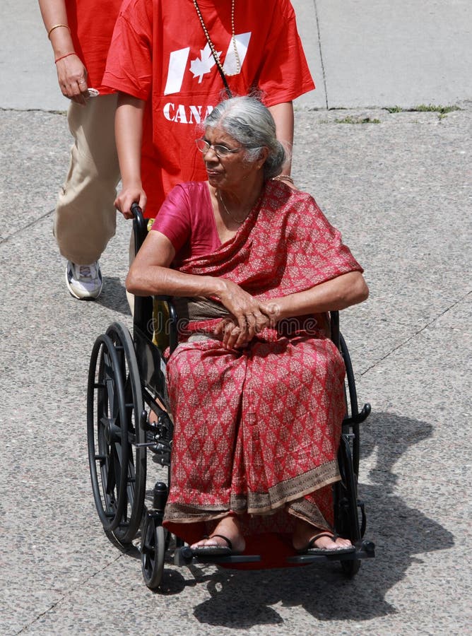 Indian Woman in Wheelchair editorial image. Image of outside - 25596700