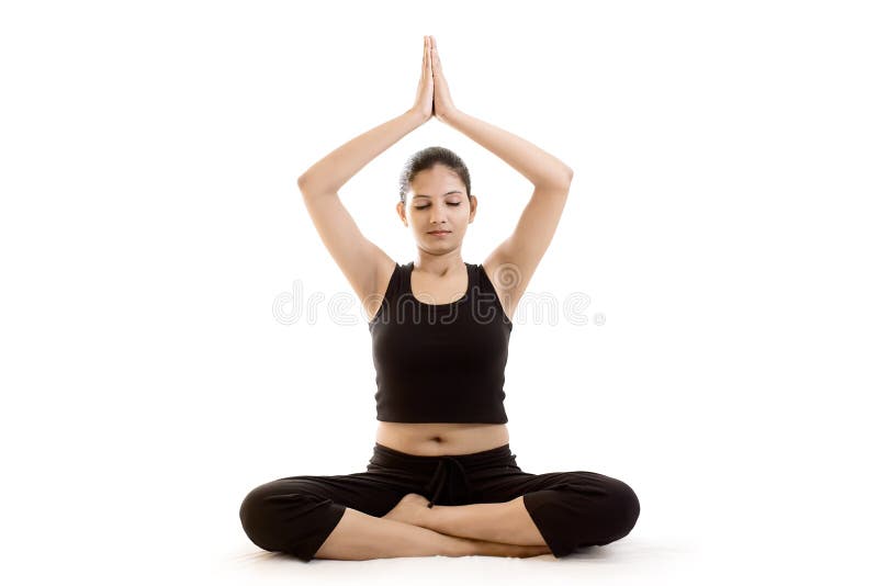 Slim Beautiful Brunette Girl in a Red Dress Performs Yoga Poses in a Summer  Park. Green Forest at Sunset Stock Image - Image of background, exercise:  156914397