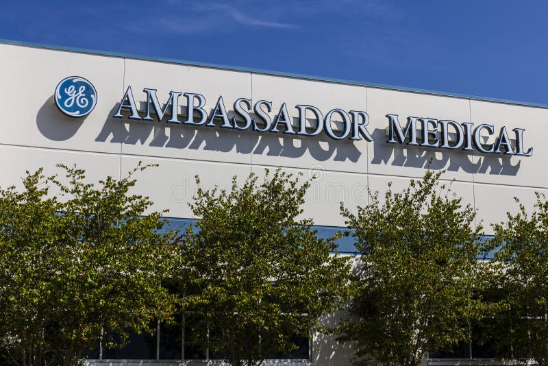 Indianapolis - Circa September 2017: Het hoofdkwartier van ambassadeursMedical, een leverancier van ultrasone klankmateriaal en e