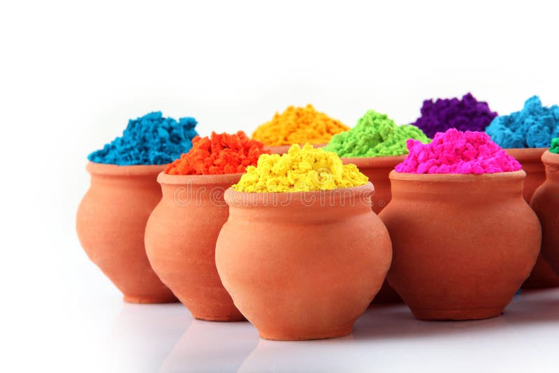 Indianina Holi festiwalu colours zdjęcia stock Indianina Holi festiwalu colours zdjęcia stock