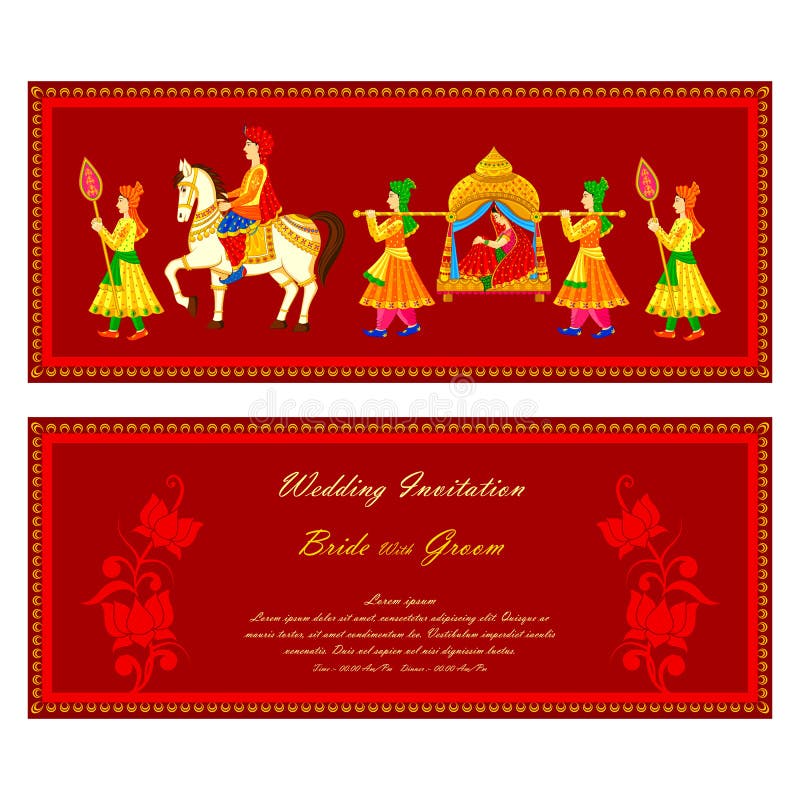 Indiańska Ślubna zaproszenie karta