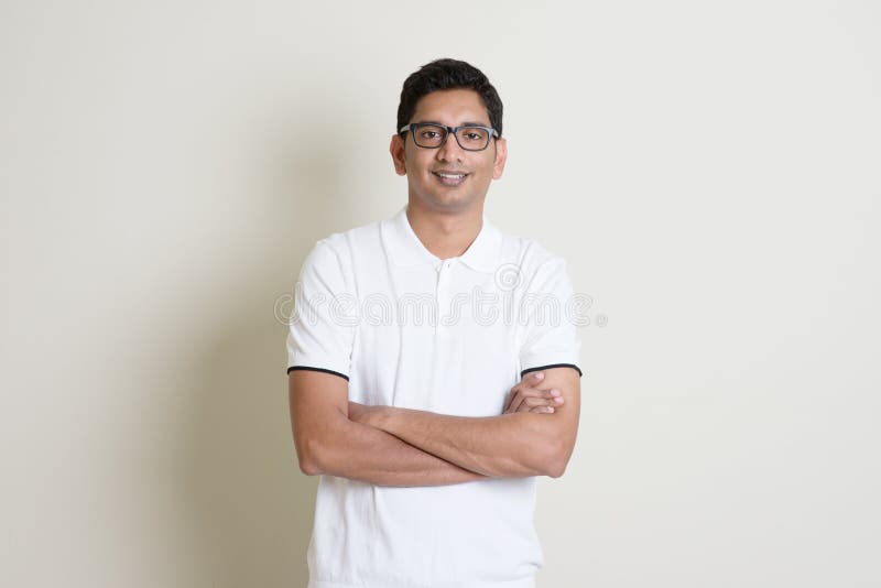 Indiański faceta portret obraz stock Indiański faceta portret obraz stock