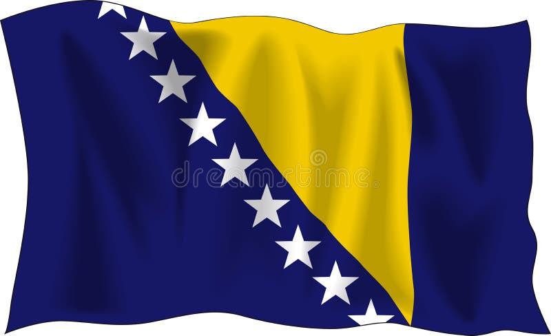 Indicador bosnio stock de ilustración Indicador bosnio stock de ilustración