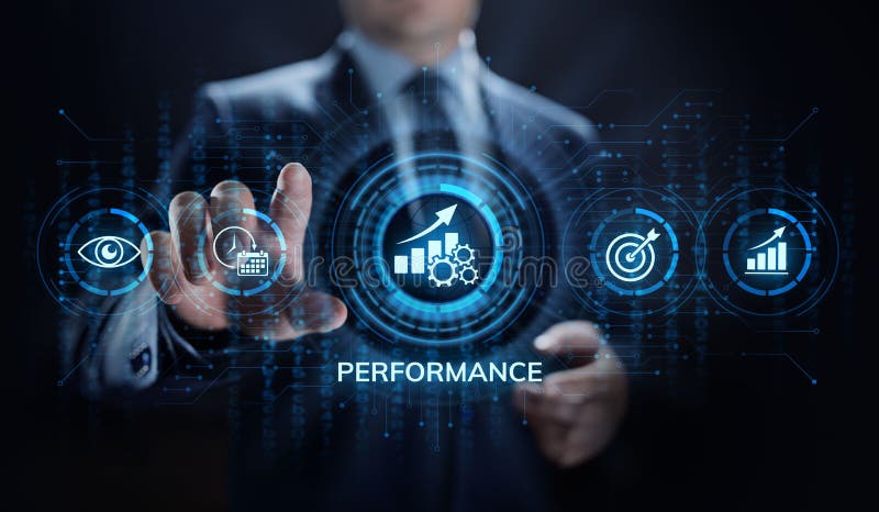 Indicador chave de desempenho do KPI aumenta a otimização de processos comerciais e industriais