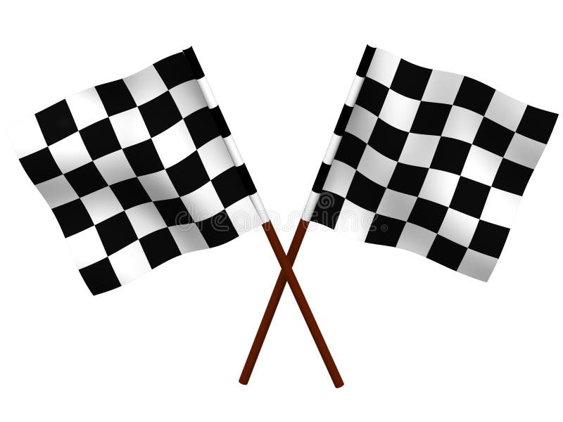 Very beautiful three-dimensional graphic object. Finishing checkered flag. 3d. Very beautiful three-dimensional graphic object. Finishing checkered flag. 3d