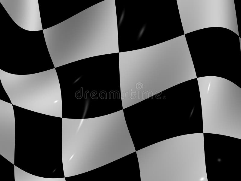 Very beautiful three-dimensional illustration. Finishing checkered flag. 3d. Very beautiful three-dimensional illustration. Finishing checkered flag. 3d