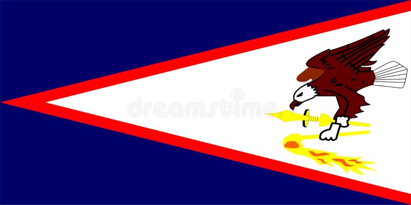 Indicador de American Samoa ilustración del vector Indicador de American Samoa ilustración del vector