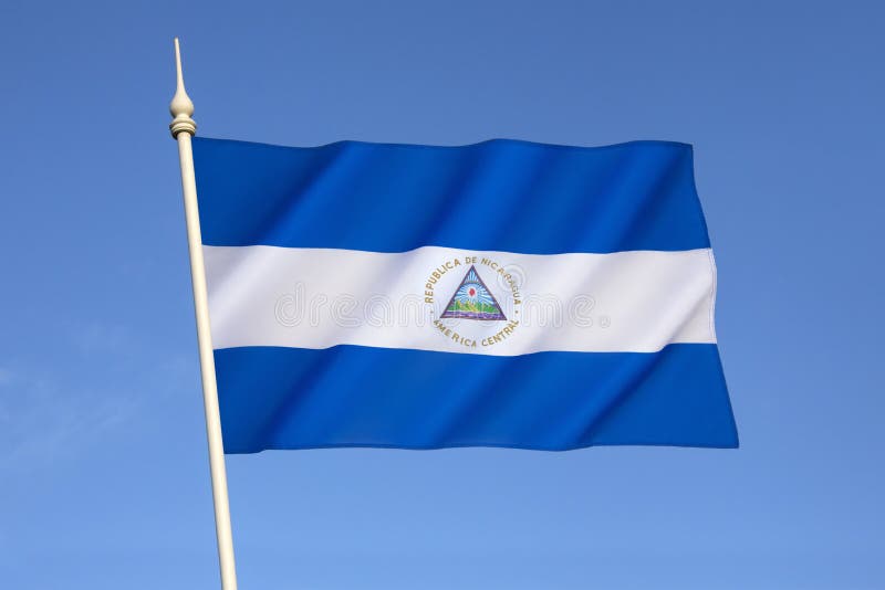 Indicador de Nicaragua fotos de archivo Indicador de Nicaragua fotos de archivo