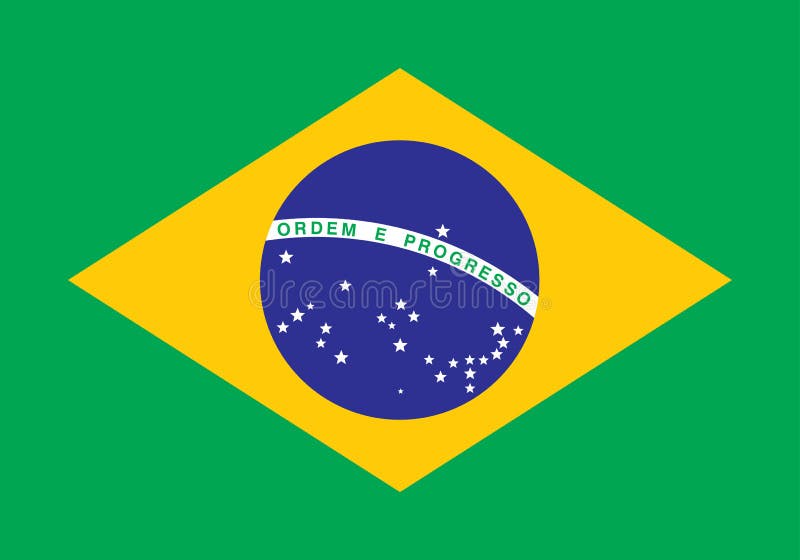 Indicador del Brasil ilustración del vector Indicador del Brasil ilustración del vector