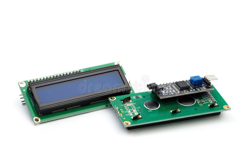 Indicador do LCD isolado no fundo branco imagem de stock Indicador do LCD isolado no fundo branco imagem de stock