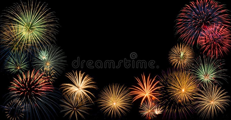 Indicador festivo dos fogos-de-artifício imagens de stock Indicador festivo dos fogos-de-artifício imagens de stock