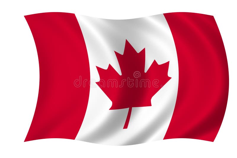 Indicateur canadien illustration de vecteur Indicateur canadien illustration de vecteur