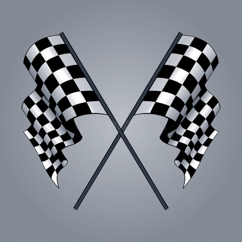 Indicateur Checkered illustration libre de droits Indicateur Checkered illustration libre de droits