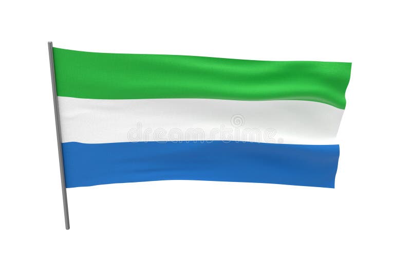 Indicateur de la Sierra Leone image stock Indicateur de la Sierra Leone image stock