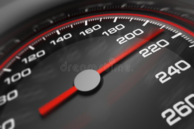 indicateur de vitesse 3D photographie stock libre de droits indicateur de vitesse 3D photographie stock libre de droits