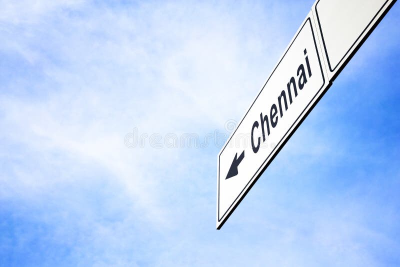 Indicator care indică spre chennai royalty free stock photos