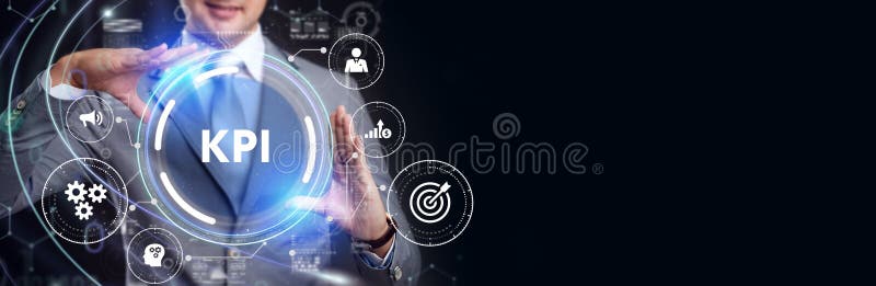 Indicator de performanță cheie KPI pentru conceptul de întreprindere. internet și concept de rețea privind tehnologia întreprinder stock images