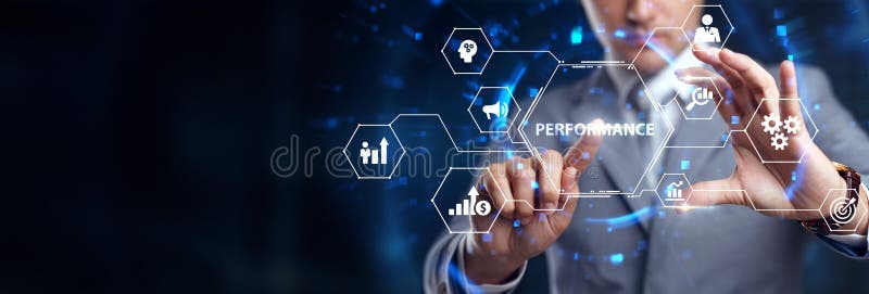 Indicator de performanță pentru conceptul de finanțare a activităților stock photography