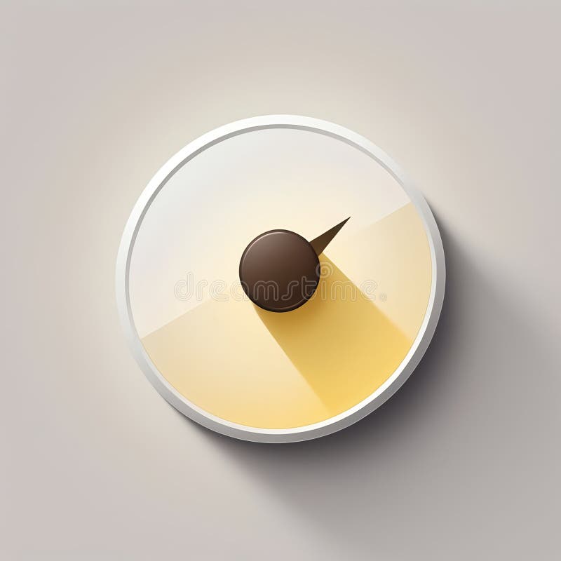 Indicatore di stato di misurazione della sagoma Design piatto illustrazione vettoriale