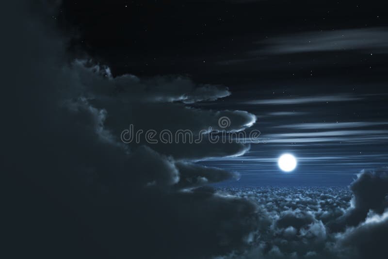 Indicatore luminoso di luna illustrazione di stock Indicatore luminoso di luna illustrazione di stock