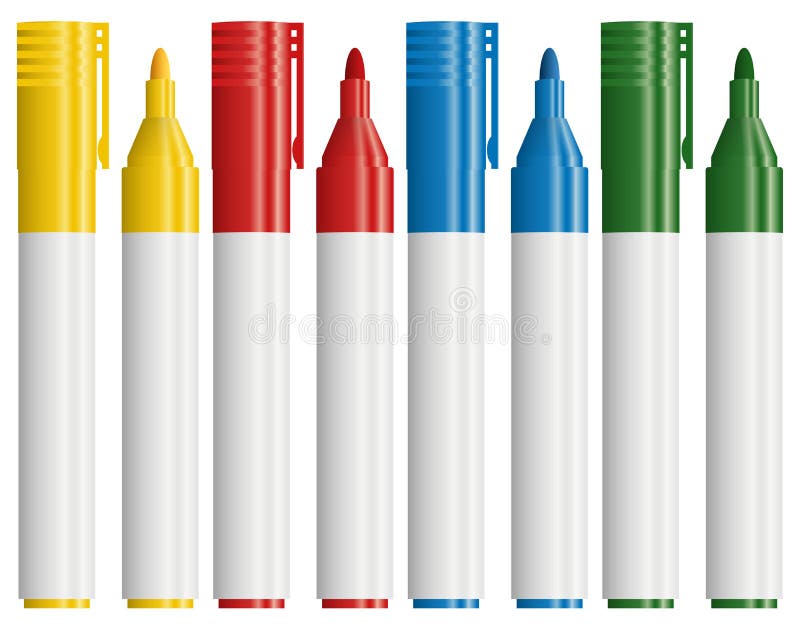 indicatori del testo nei colori differenti illustrazione vettoriale indicatori del testo nei colori differenti illustrazione vettoriale