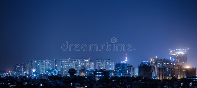 Indicatori luminosi della città fotografia stock Indicatori luminosi della città fotografia stock