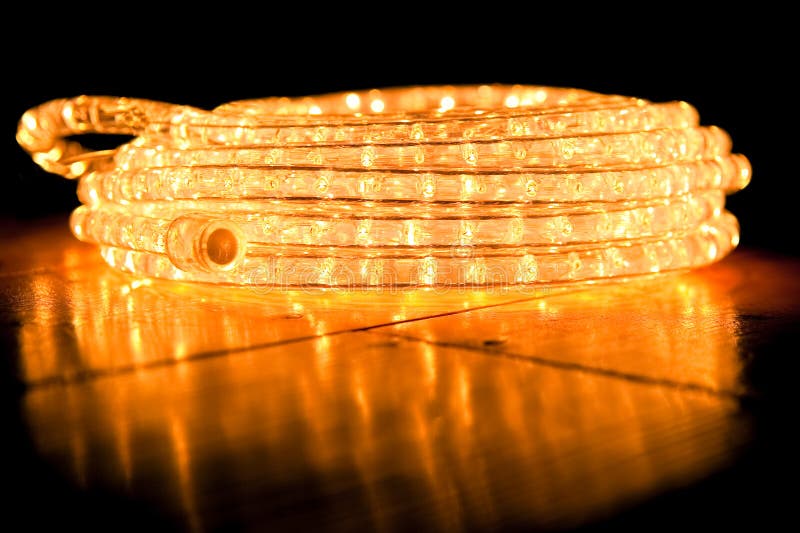 Indicatori luminosi della corda fotografia stock libera da diritti Indicatori luminosi della corda fotografia stock libera da diritti