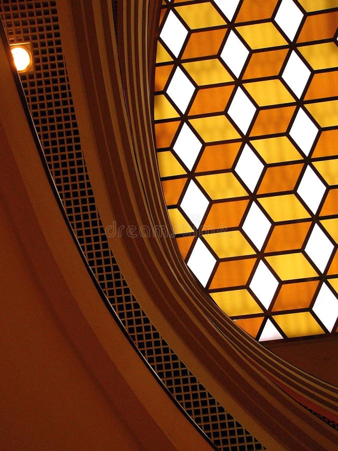 Indicatori luminosi di soffitto immagine stock libera da diritti